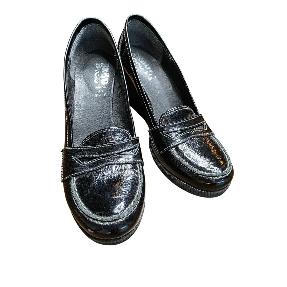 Bravo browns‎ made in Italy leather women shoes size 8